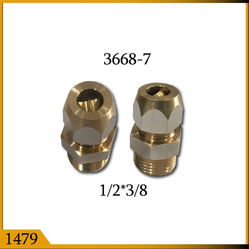 NIPPLE 1/2*3/8 OUT WITH NUT (1479)